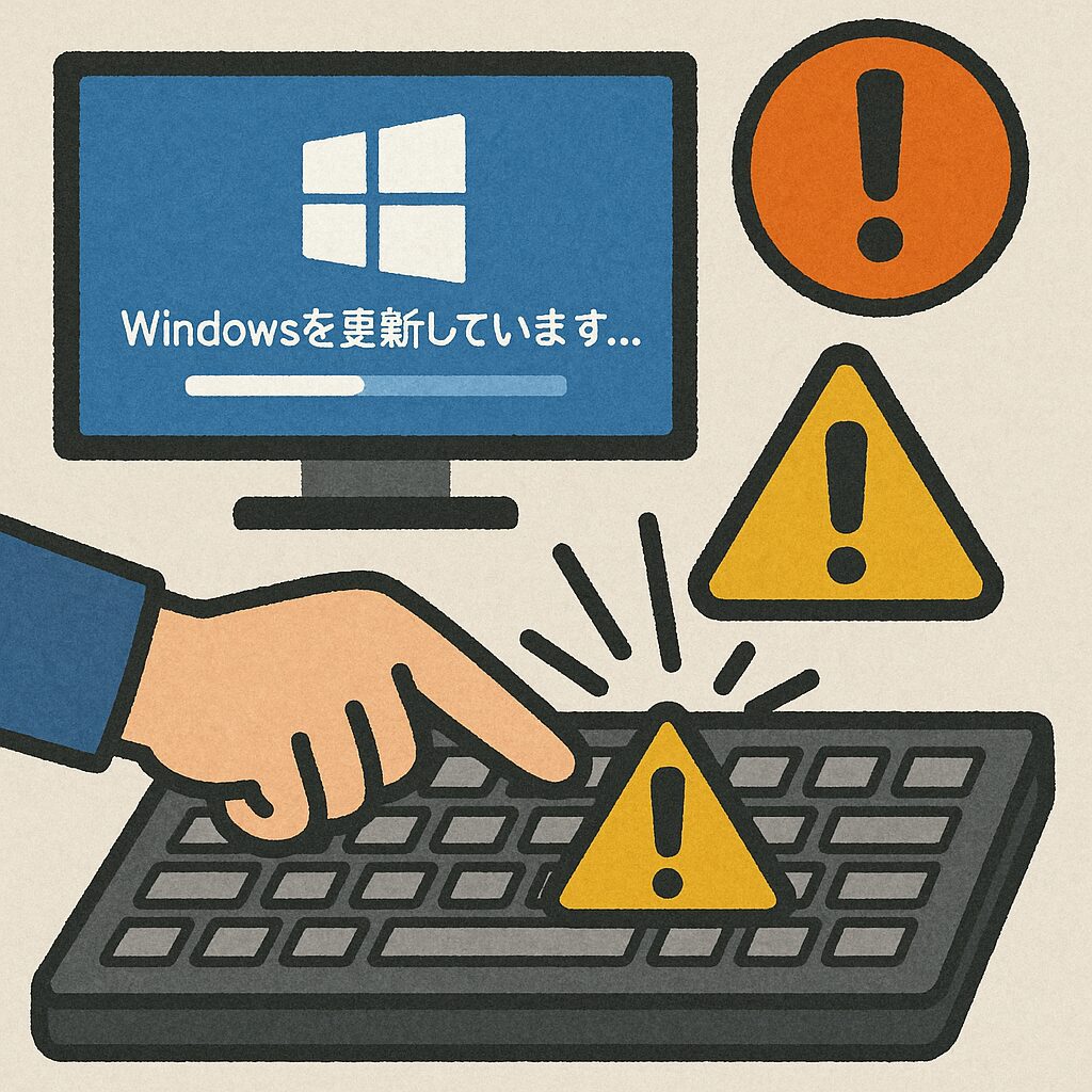 Windowsアップデート後のキーボードトラブルイメージ