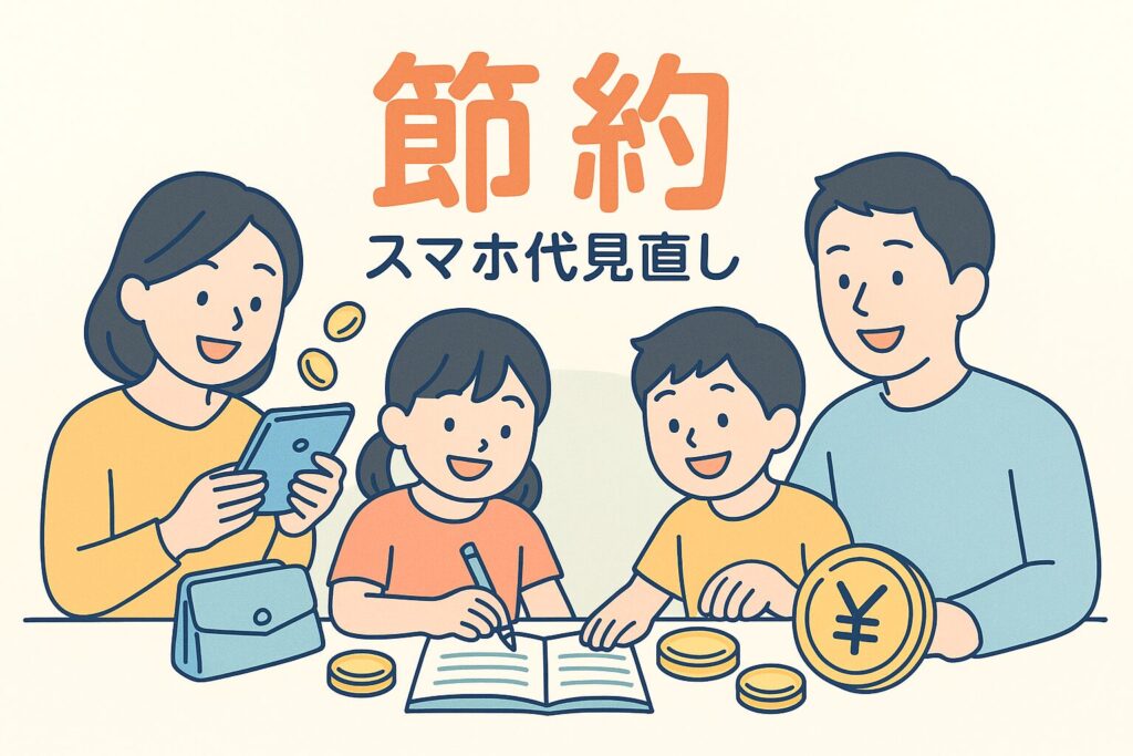 家族の節約イメージ