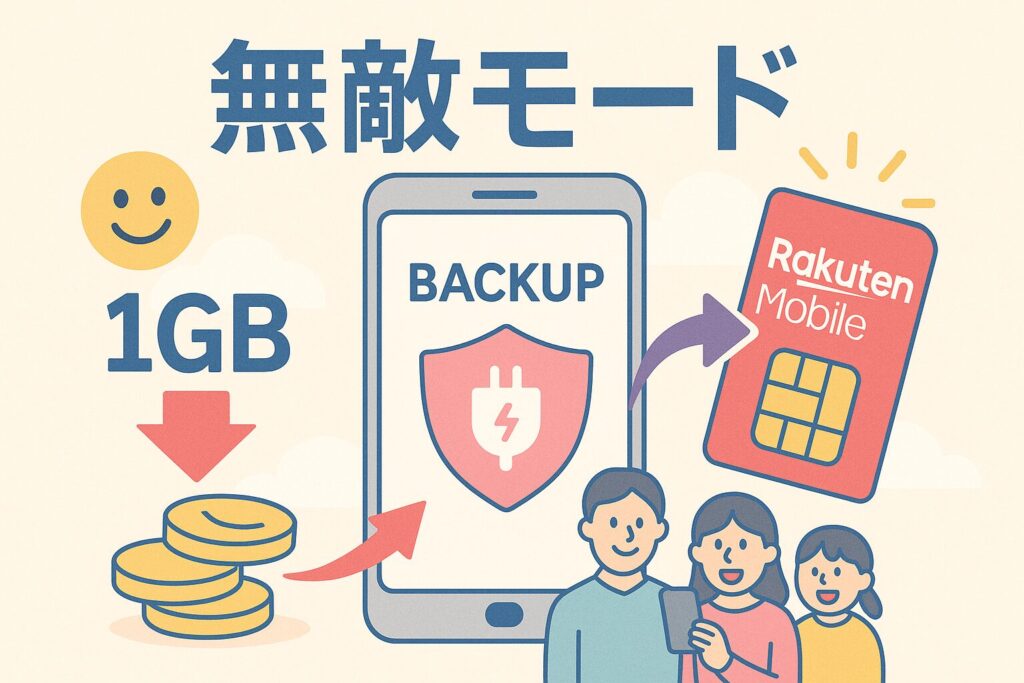 楽天モバイル無敵モードイメージ