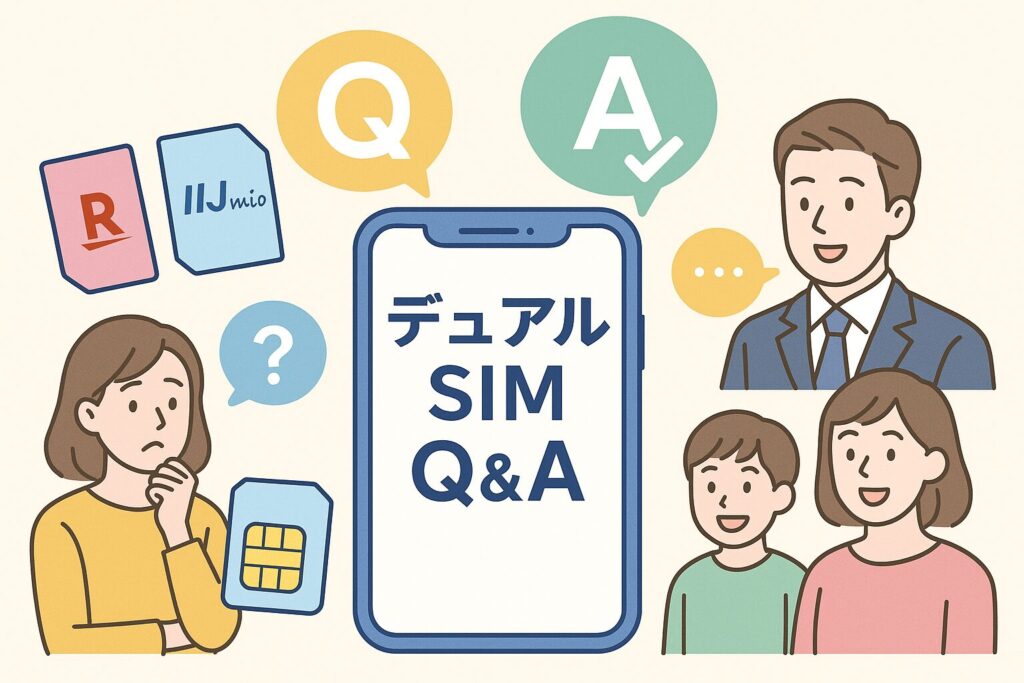 デュアルSIM Q&Aイメージ